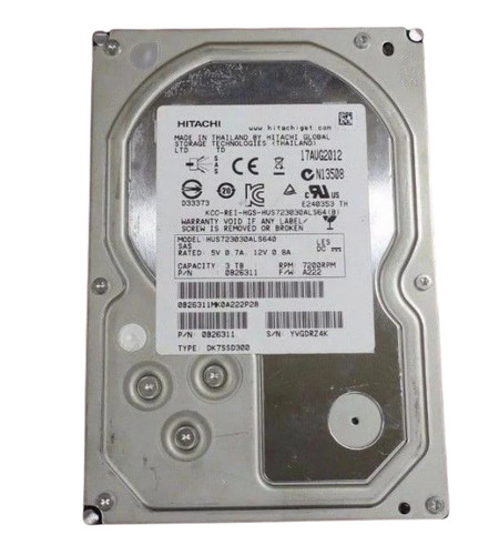 Hitachi hgst 3tb sas - hitachi,