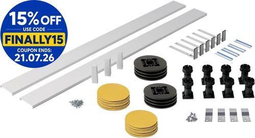Shower tray panel riser kit - panel,