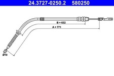 Genuine ATE Brake Cable For