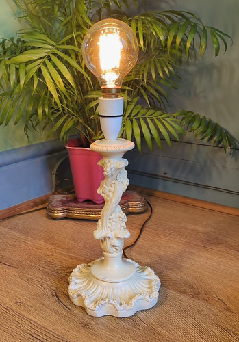 Vintage 1950s antiqued plaster - vintage,