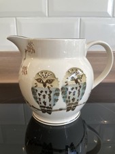 Emma Bridgewater 2006 Owls Collectors Club Bird Brown 1.5 Pint Jug