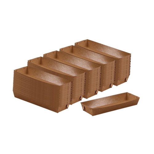 100x paper food boats - boats,
