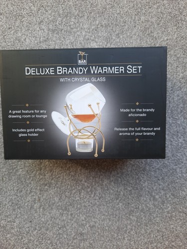 Deluxe brandy warming set - brandy,
