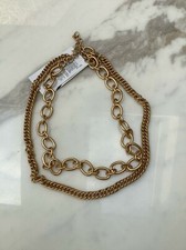 BNWT ZARA Gold Chain Belt with