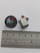 Vintage Enamel Railway Pin Badges Great Central & Somerset & Dorset