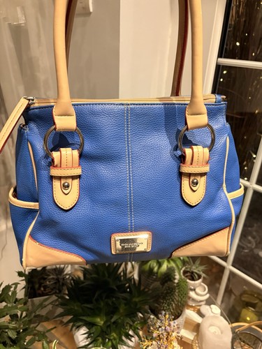Tignanello leather bag blue - leather,