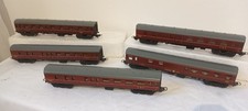 HO gauge GOOD/EXCELLENT 5x Lima LMS Maroon Coach Brake Comp Restaurant Buffet