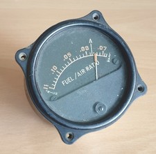 WW2 USAAF B.17 Flying Fortress Fuel/Air Ratio Cockpit Gauge circa 1943-45