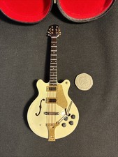 Gibson 365, Minature. Wooden Model Replica. Whammy Bar, Case. 6.25 Inches.Cool.