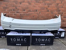 2008-2014 MERCEDES C63 AMG REAR BUMPER COMPLETE WITH DIFFUSER & PARKING LOOM