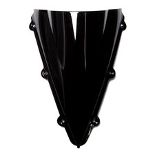 MPW Double Bubble Black Windshield Screen for Yamaha YZF-R1 04-05