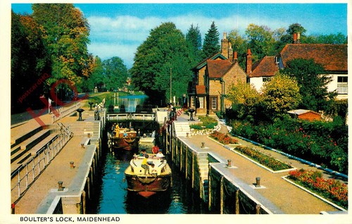 Picture postcard maidenhead - picture, postcard-:maidenhead