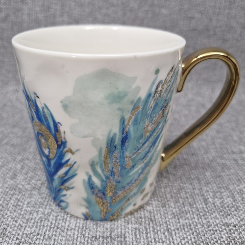 Fox and ivy turquoise feather - and,