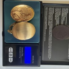 9ct Chain and Locked Pendant