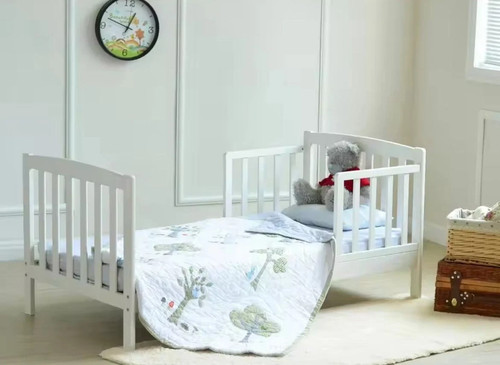 Wooden toddler bed - wooden, foam