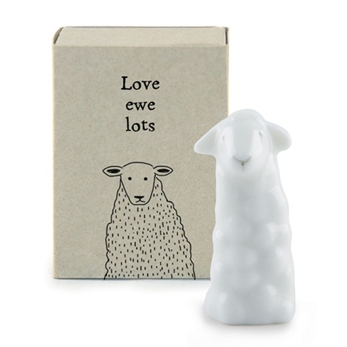 Love ewe lots - lots, porcelain