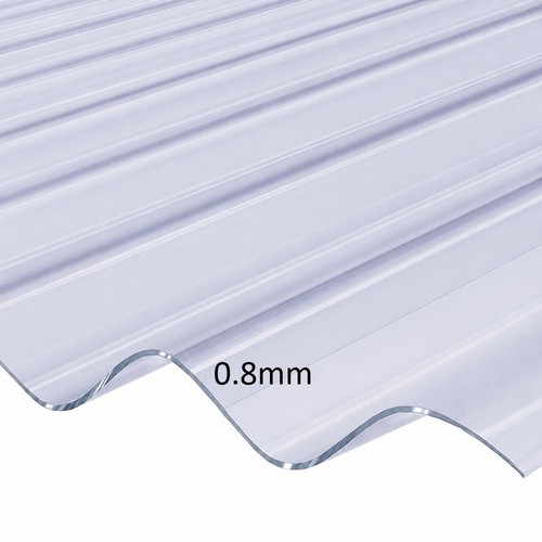 Clear plastic corrugated - clear,