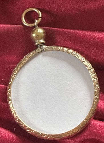Antique 9ct rolled - 9ct, ornate