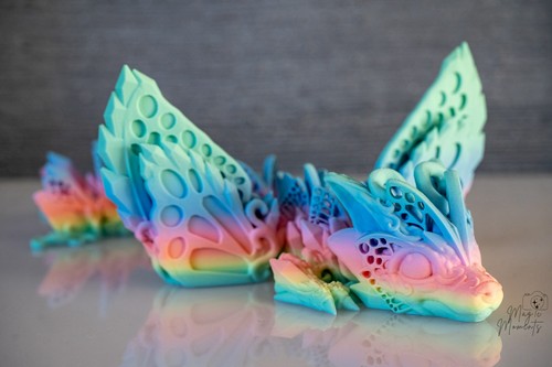 Butterfly dragon pastel - butterfly,