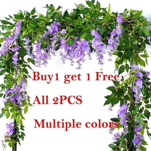 7ft artificial wisteria - wisteria, vine