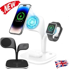 5in1 Wireless Charger Station Fast Dock Fit for IPhone Apple Watch Airpods UK