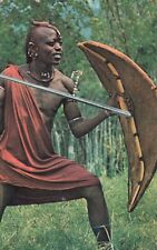 Postcard Masai Warrior PU