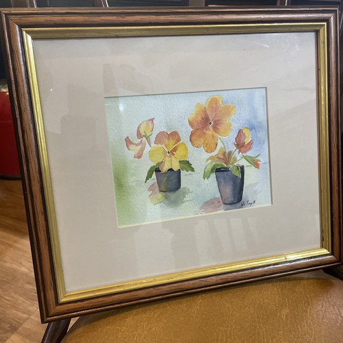 Original signed watercolour - original,