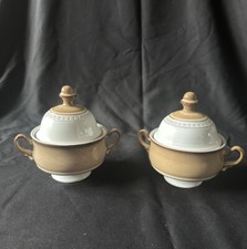 Denby Seville Soup Dish  Lidded Single Portion Twin Handled Brown Vintage VGC