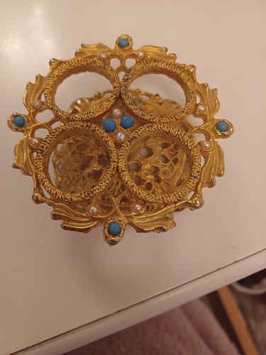 Vintage mirella ware gilt - vintage,