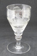 . Clear glass etched glass