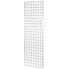 6FT Gridwall Mesh Chrome Panel