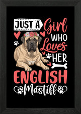 English Mastiff Girl Love