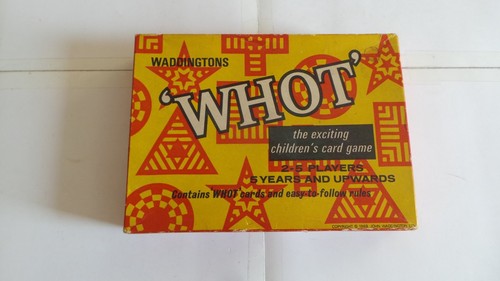 1968 vintage whot - card, game