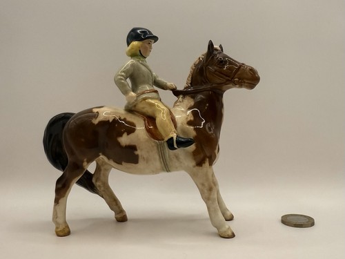 Beswick girl pony - beswick,
