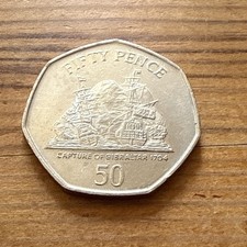Capture Of Gibraltar 50p 2006