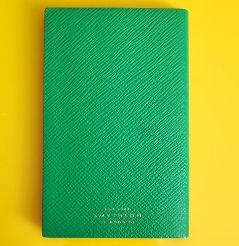 Smythson green leather - smythson,