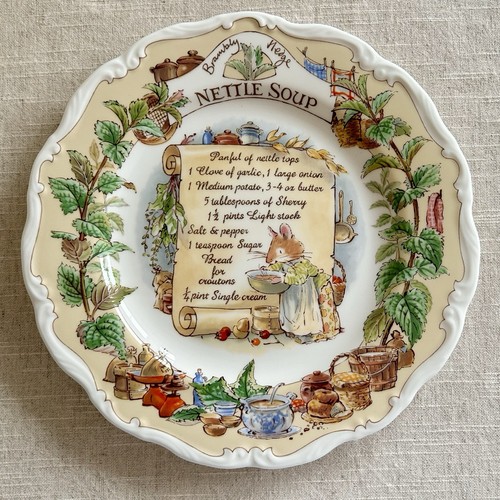 Brambly hedge recipe plate - brambly,