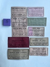 Vintage paper seed packets