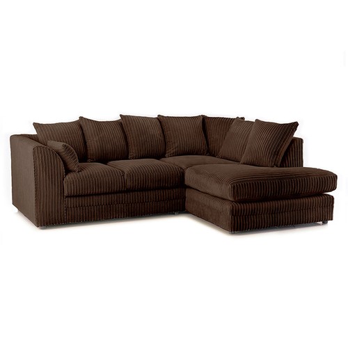 Luxor brown corner sofa - luxor,