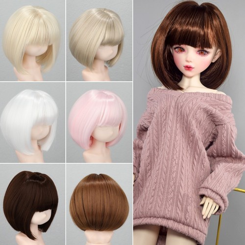 Dolls short hair wigs solid - short,