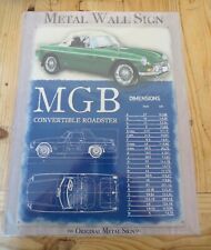 MGB Roadster  NEW Metal Sign