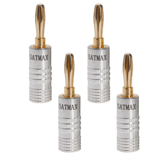 Pcs audio screw banana - 4, plug