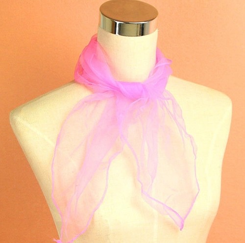 50s pink neck scarf - pink,