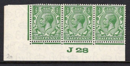 1924 green block - 1924, ½d