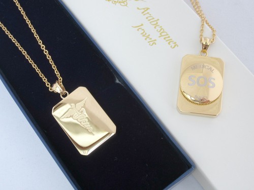 Mens sos necklace - sos, necklace/pendant