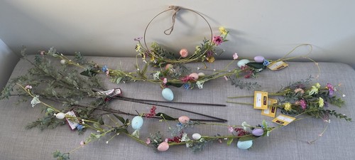 Easter pastel egg floral - easter,