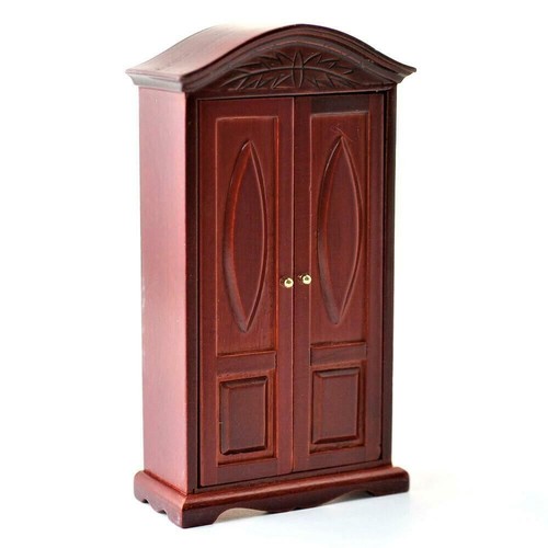 Dolls house mahogany door - house,