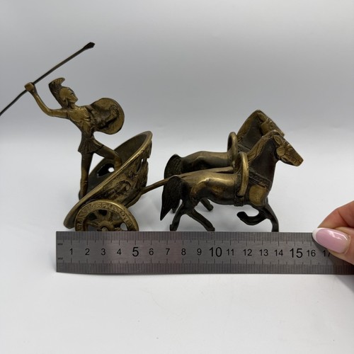 Vintage roman bronze warrior - vintage,
