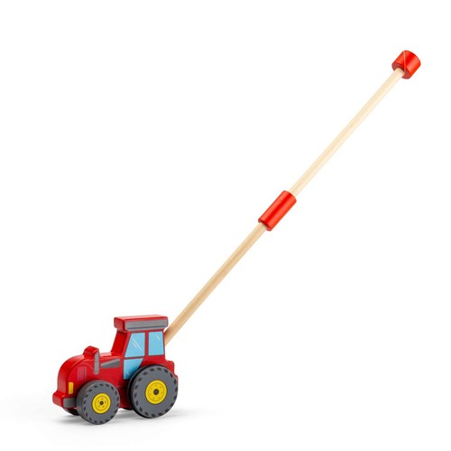 Bigjigs toys tractor push - bigjigs,