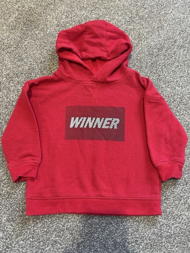 Boys primark red hoodie winner - red,